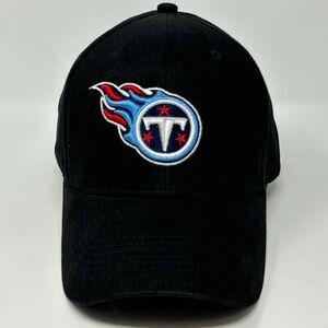 Tennessee Titans Hat Baseball Cap Reebok NFL Football 6 Panel Strapback Black